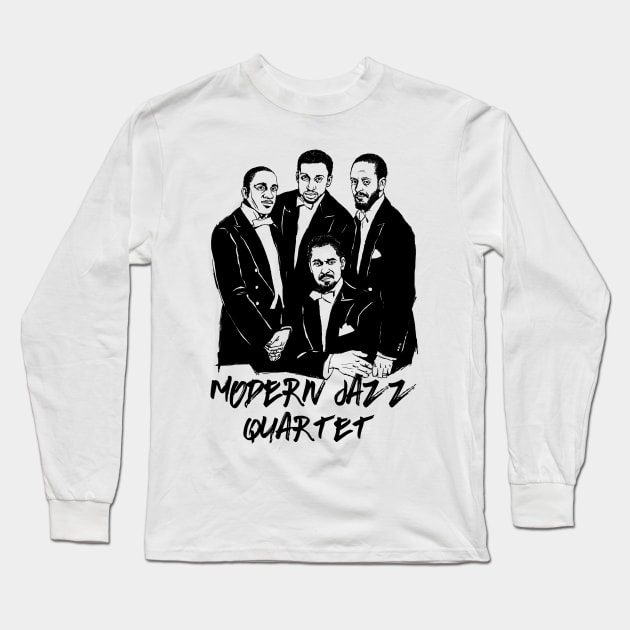 Modern Jazz Quartet Long Sleeve T-Shirt by ThunderEarring